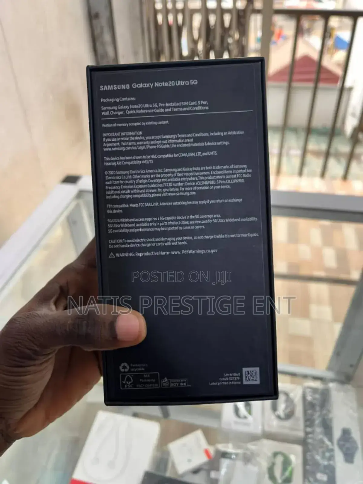 New Samsung Galaxy Note 20 Ultra 5G 256 GB Silver