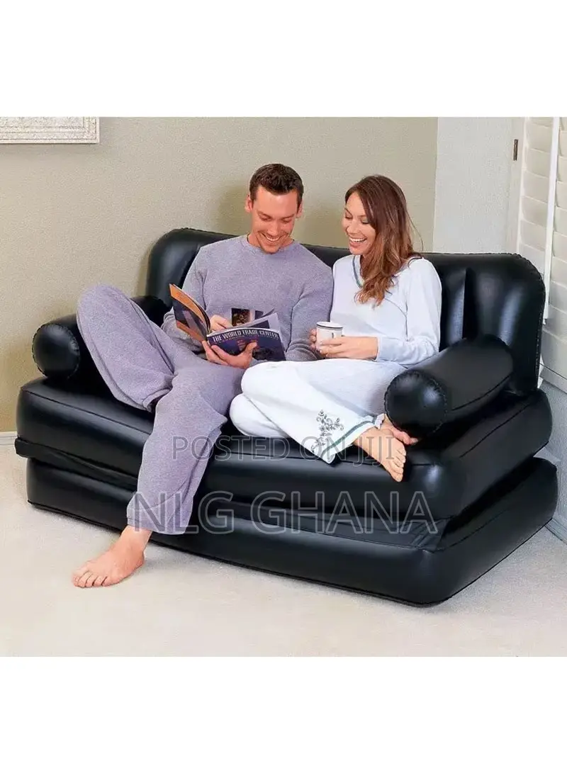 5-in-1 200kg Max Load Inflatable Flocked Sofa Bed. Ghx1669