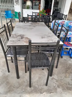 Dining Sets 6 Leather Chair and Table
