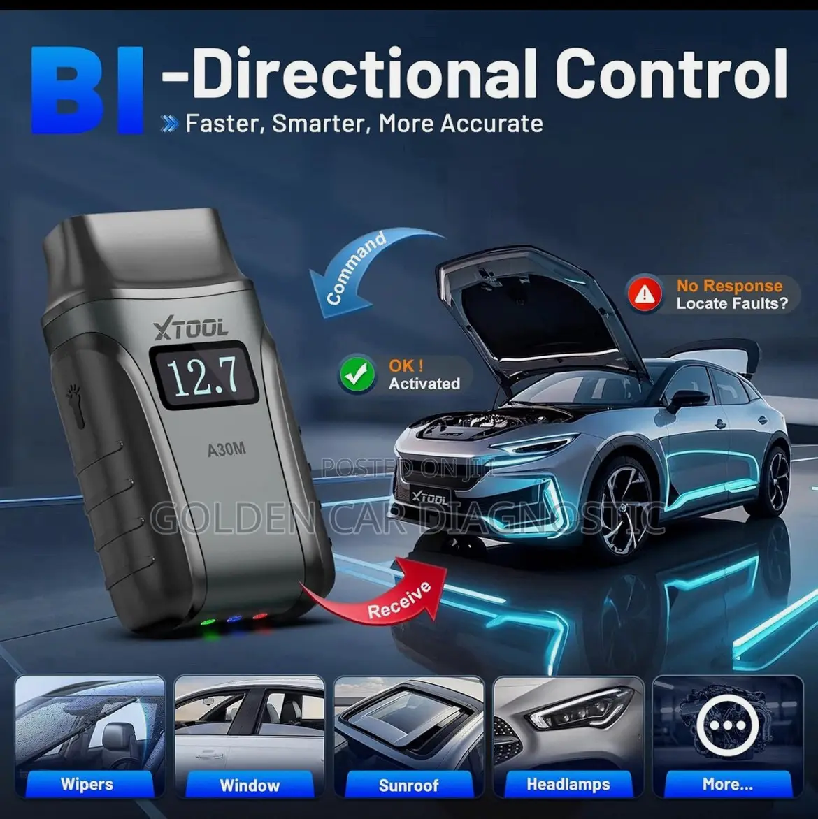 Xtool A30m Bluetooth Obd2 Car Diagnostic Scanner