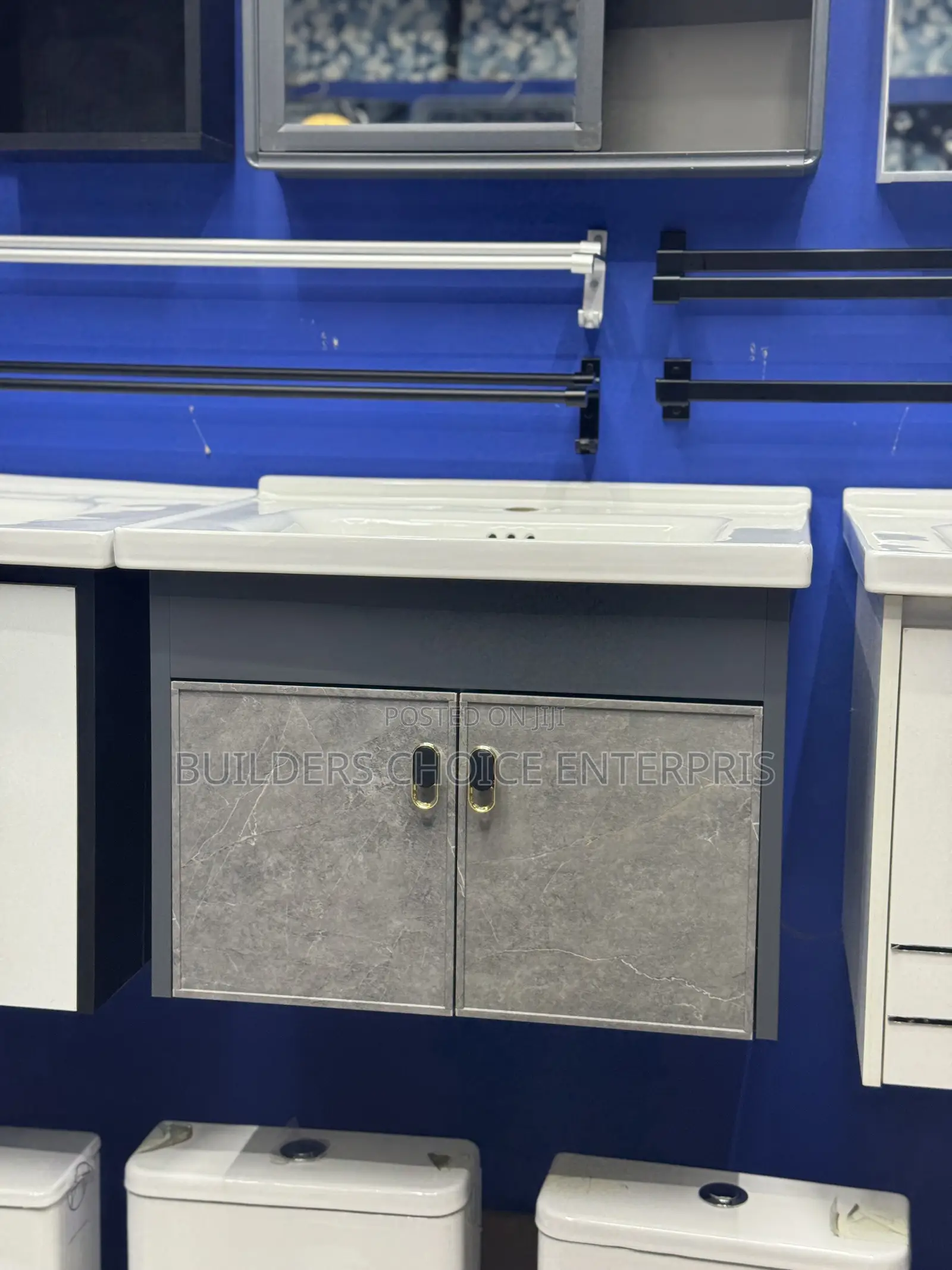 Cabinet Basin With Cabinet Mirror 60cmmm