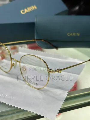 Unisex Carin Arne Titanium Gold Plated Glasses