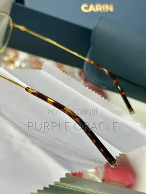 Unisex Carin Arne Titanium Gold Plated Glasses