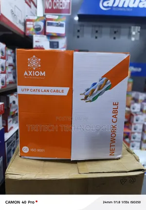 Axiom Cat6 Network Cable 305m Utp (Orange)