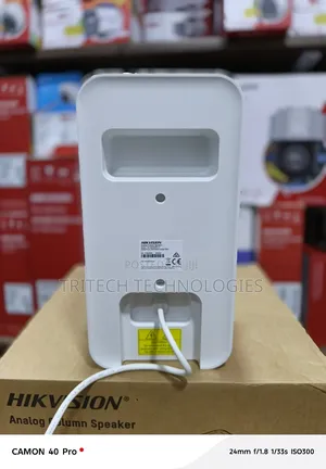 Hikvision Ds-Qae0120g1r Analog Cabinet Speaker Branding Post