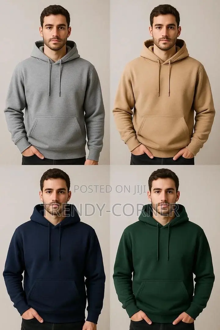 Essential Plain Hoodies