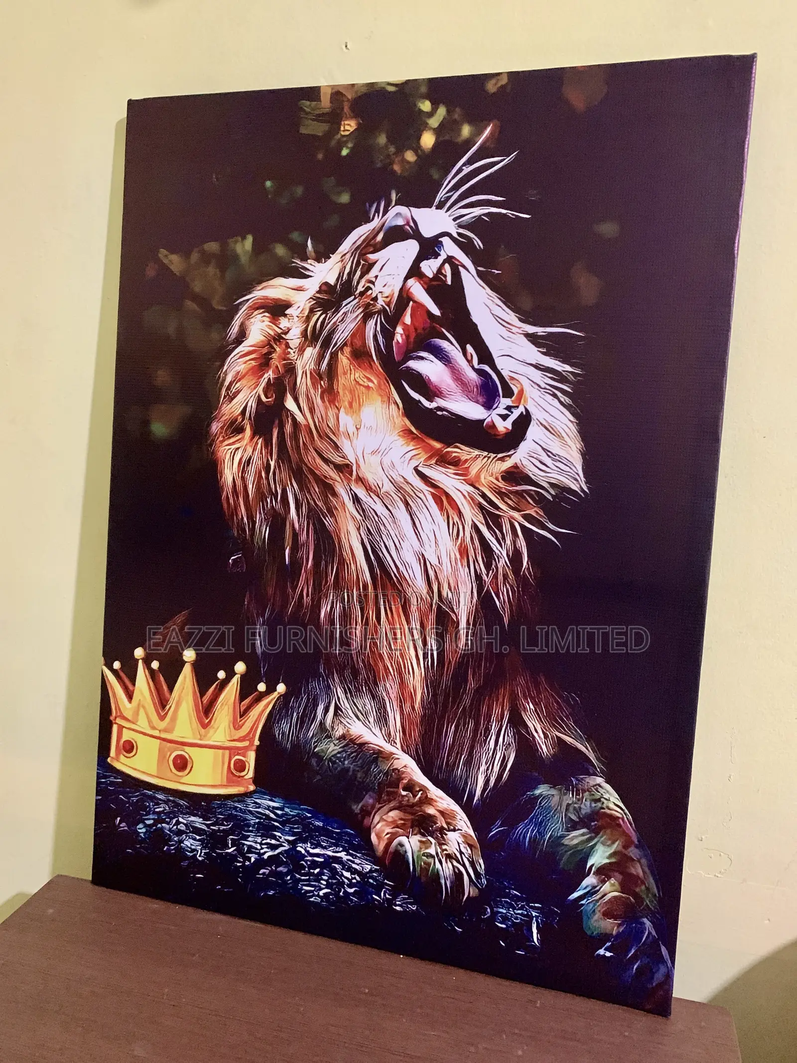 Lion King Portrait Canvas Wall Frames