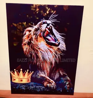 Lion King Portrait Canvas Wall Frames