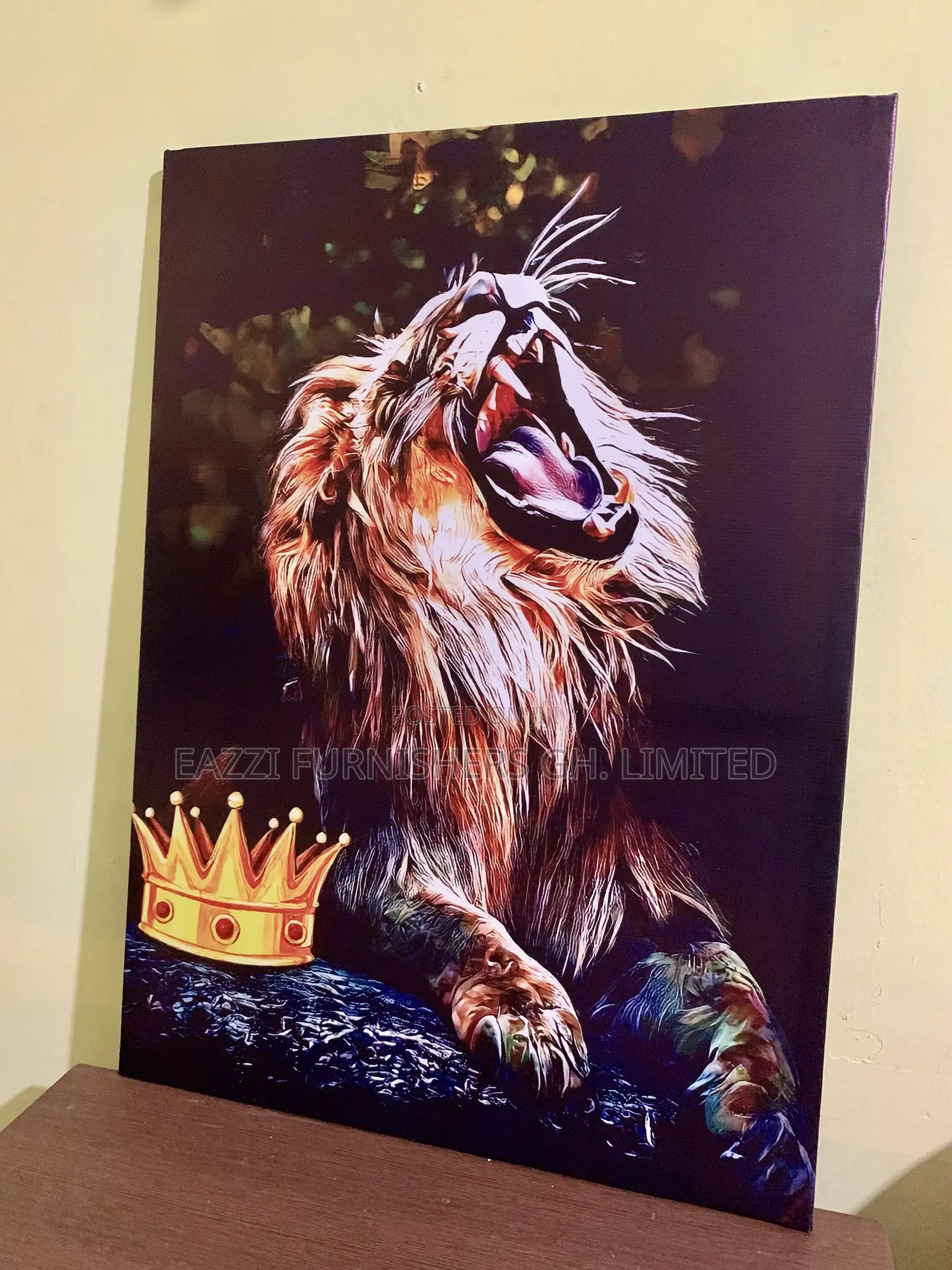 Lion King Portrait Canvas Wall Frames