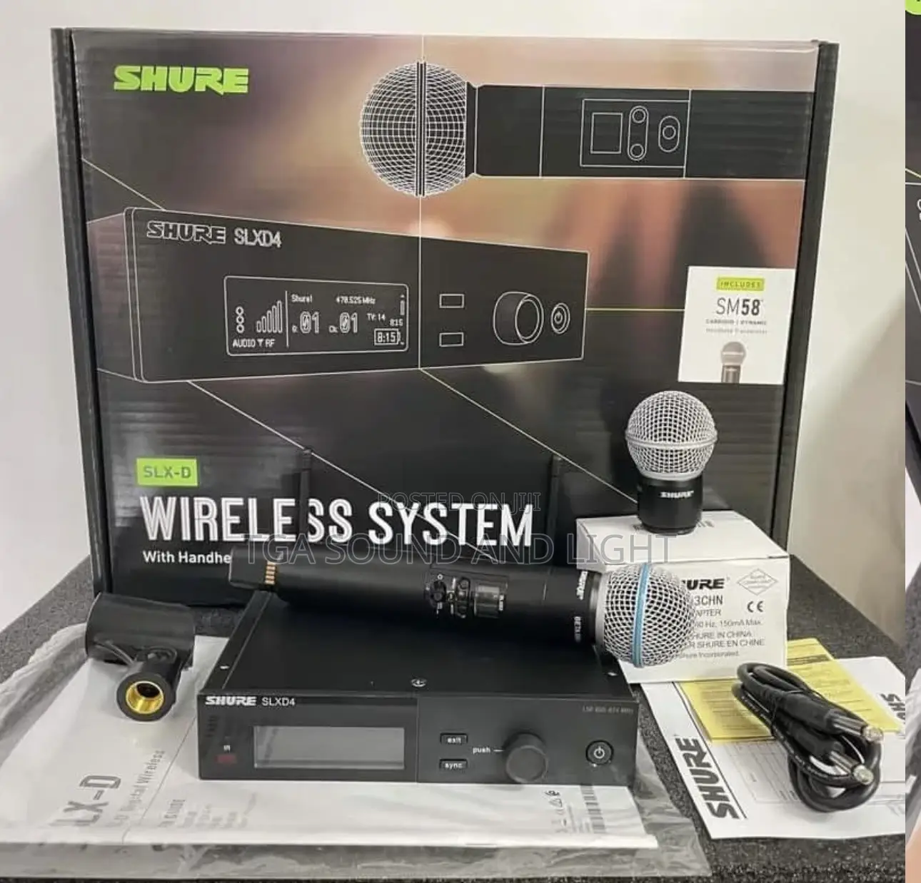 Shure Slxd4/Sm58 Wireless Microphone System