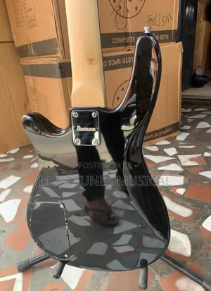 Black Ibanez Passive Bass Guitar (5strings)