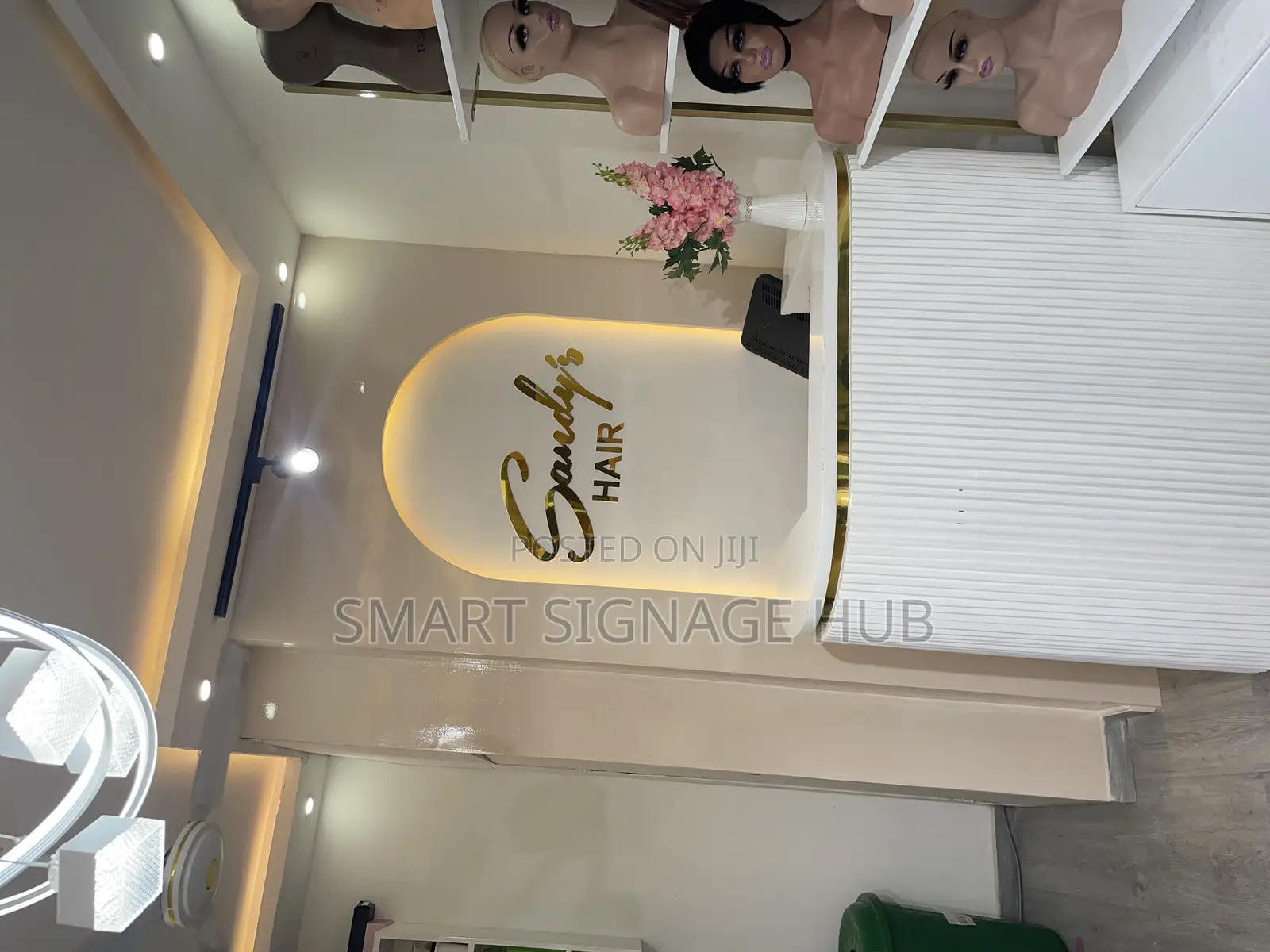 Indoor Gold Lettering
