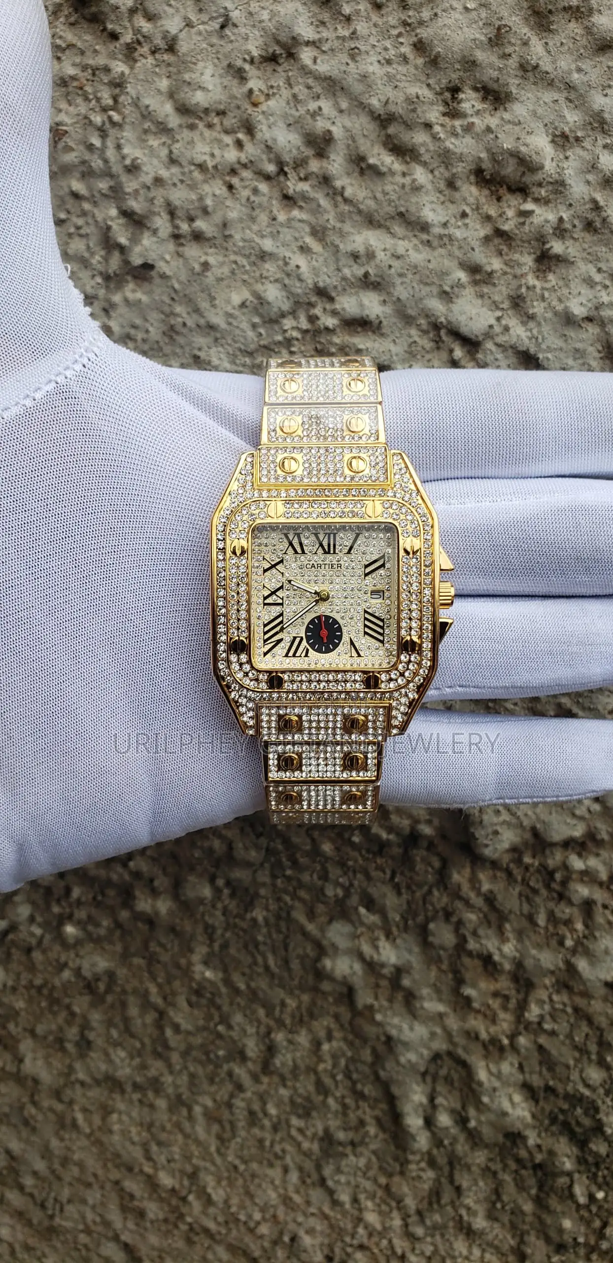 Cartier Iced Out Watch
