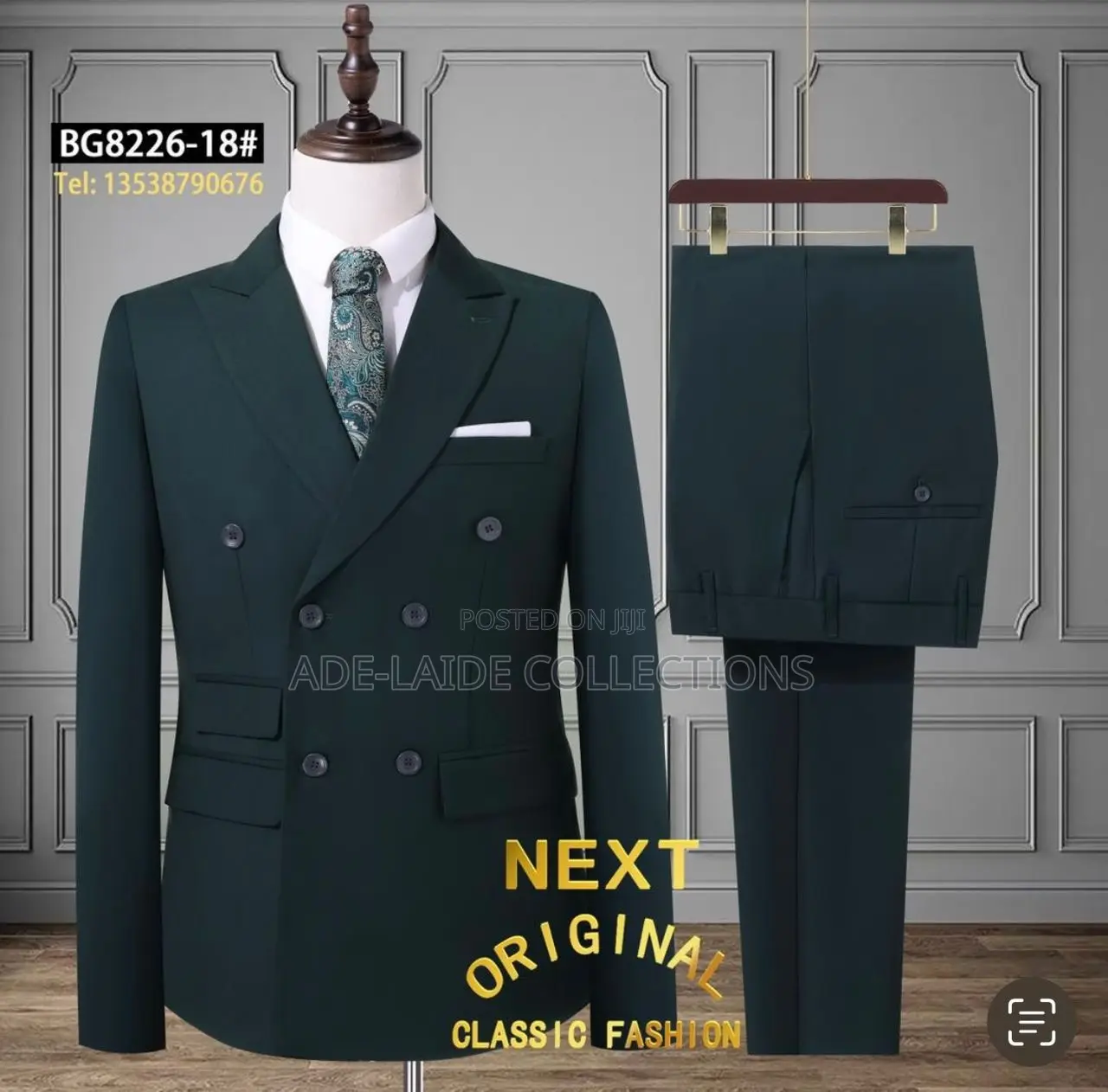 Next Double Breasted Suit