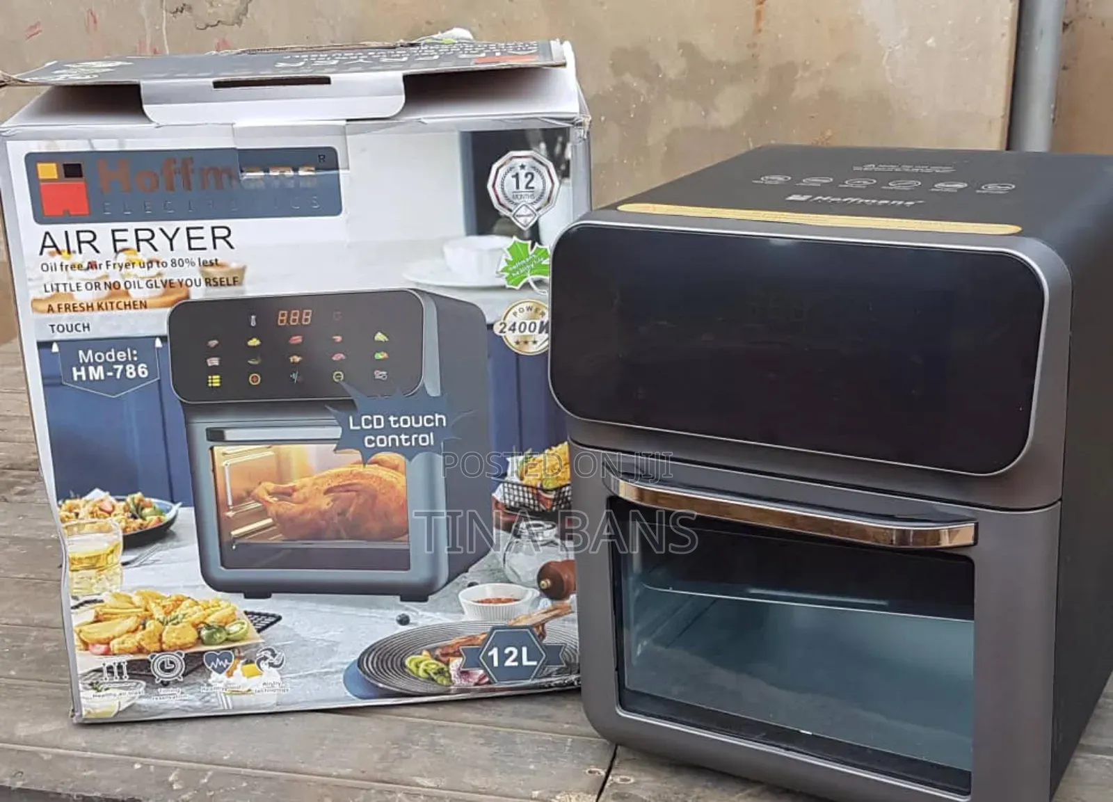 12litres Hoffmans Digital Airfryer