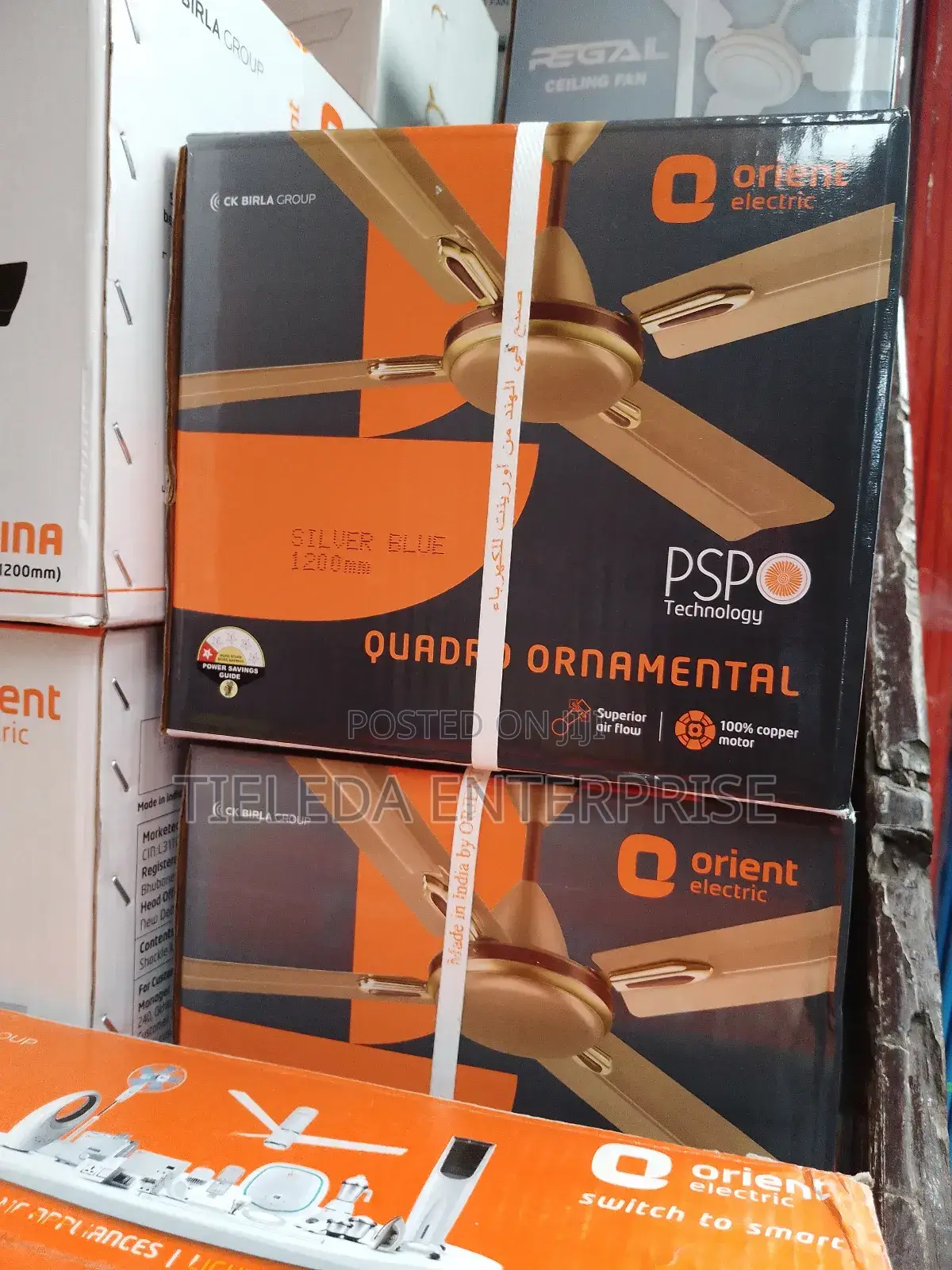 Chocolate 4blade Ornamental With 2years Warranty