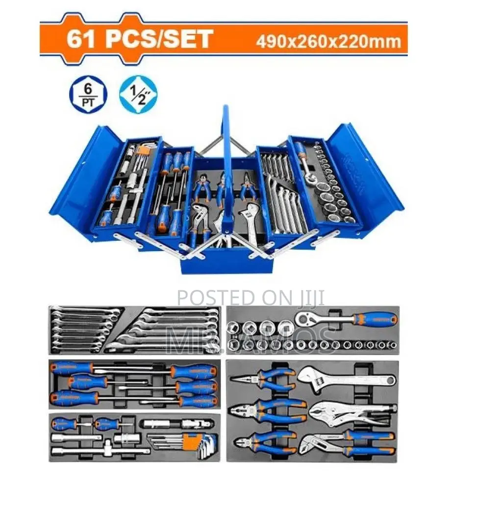61 PCS Tools Chest Set - Whs4b61