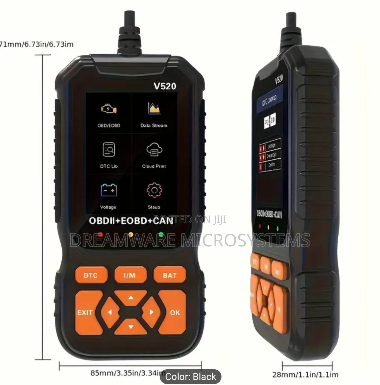 Advanced V520 Obd2 Car Scanner Tool With DTC Library
