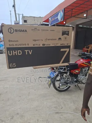 Frameless Sigma 65 Inches Smart Android Tv Uhd Available