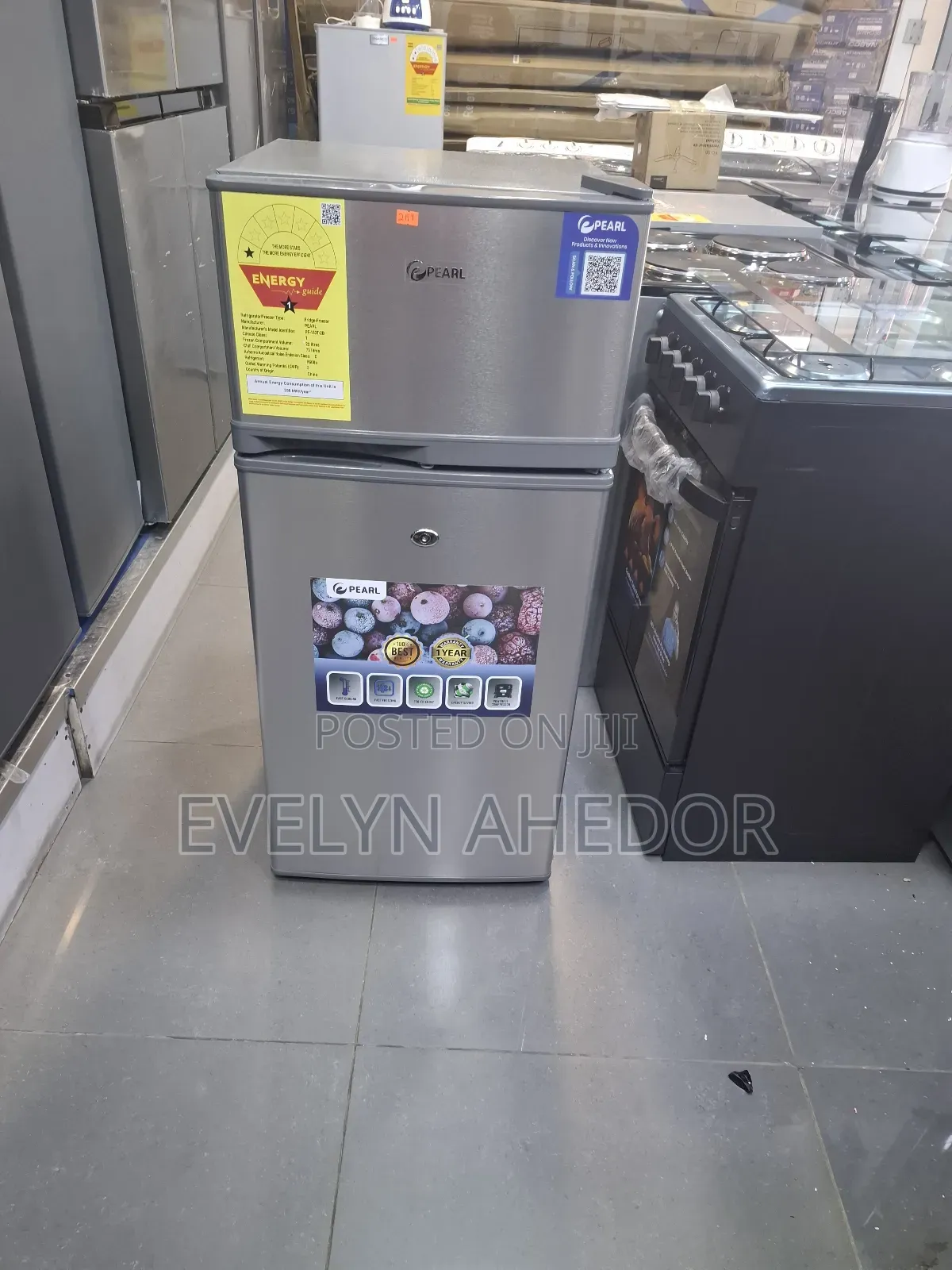 Powerful Compressor of Pearl Double Door Fridge 85 Liitres