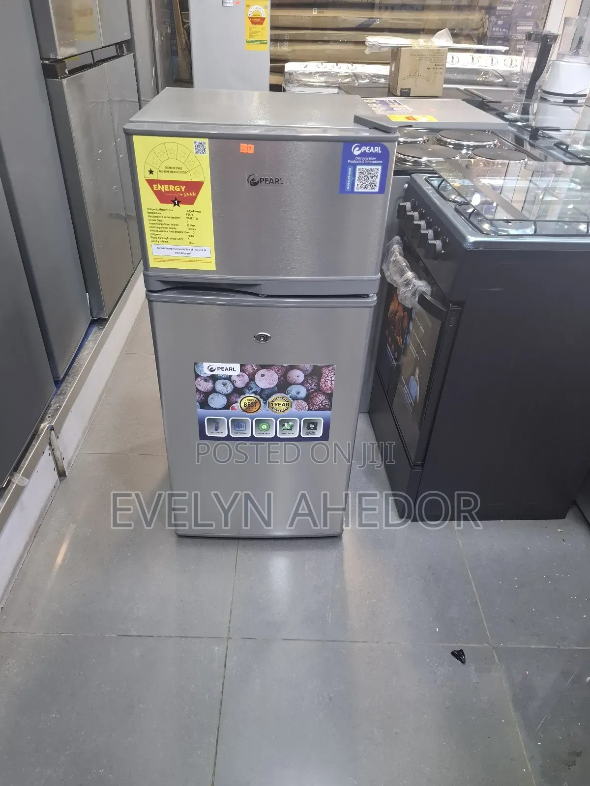 Powerful Compressor of Pearl Double Door Fridge 85 Liitres