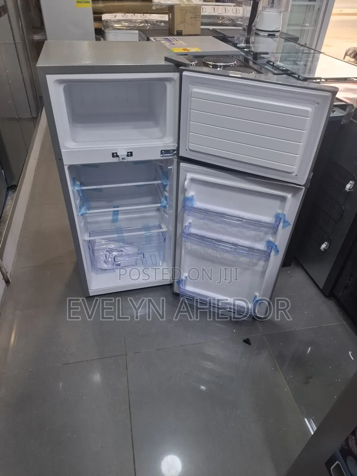 Powerful Compressor of Pearl Double Door Fridge 85 Liitres