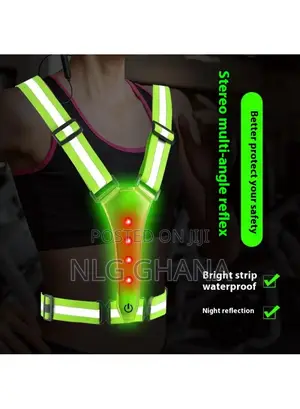 Rechargeable Reflective Vest With 3 Modes Light. Tvx25169
