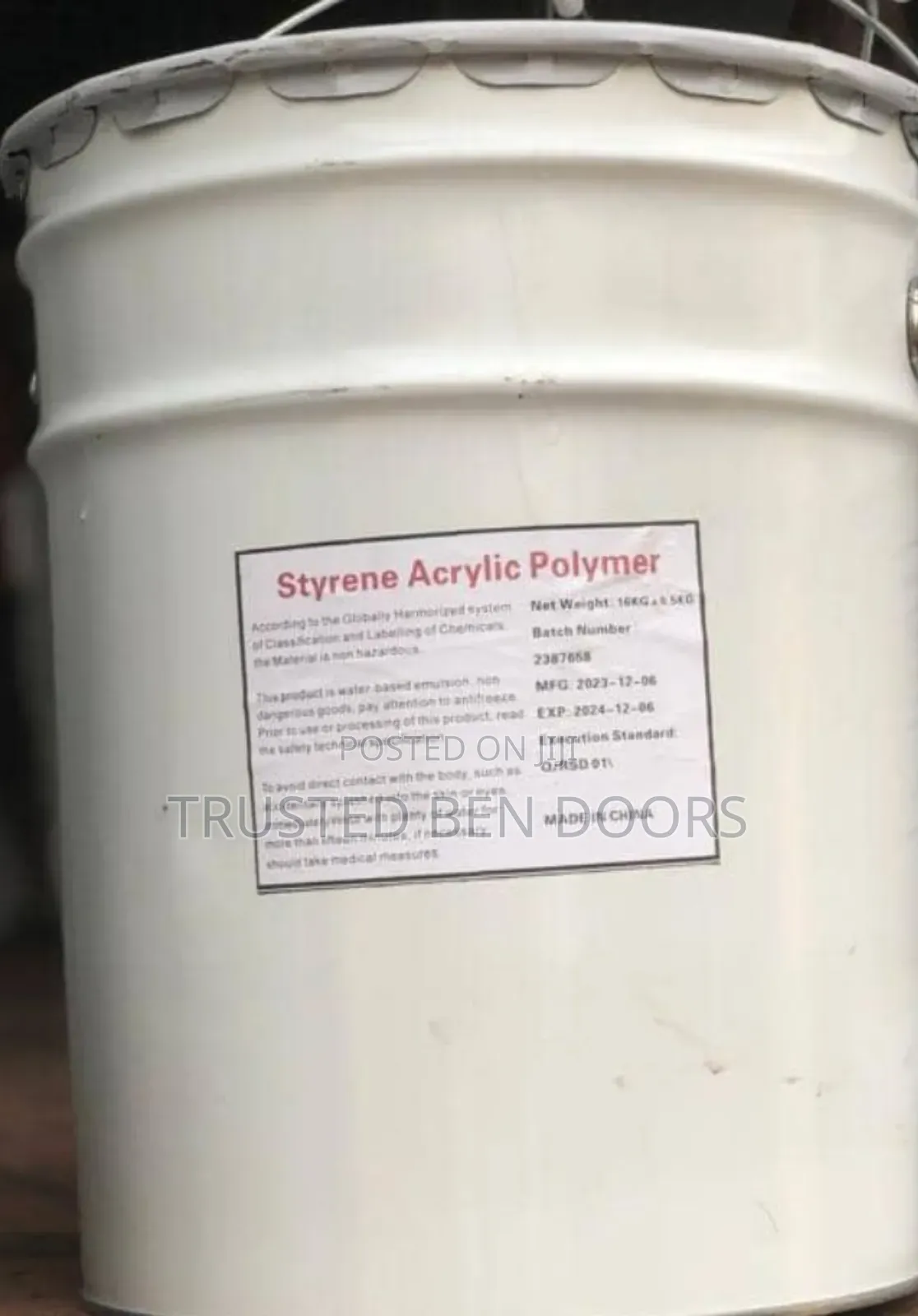 Vanish Bucket for Polishing Concrete Surfaces (16kg Polish)