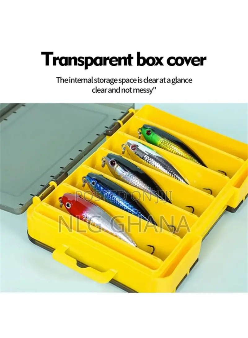 Fishing Lure Box Tackle Storage Case Double. Tvx28222