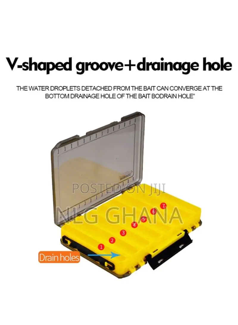 Fishing Lure Box Tackle Storage Case Double. Tvx28222