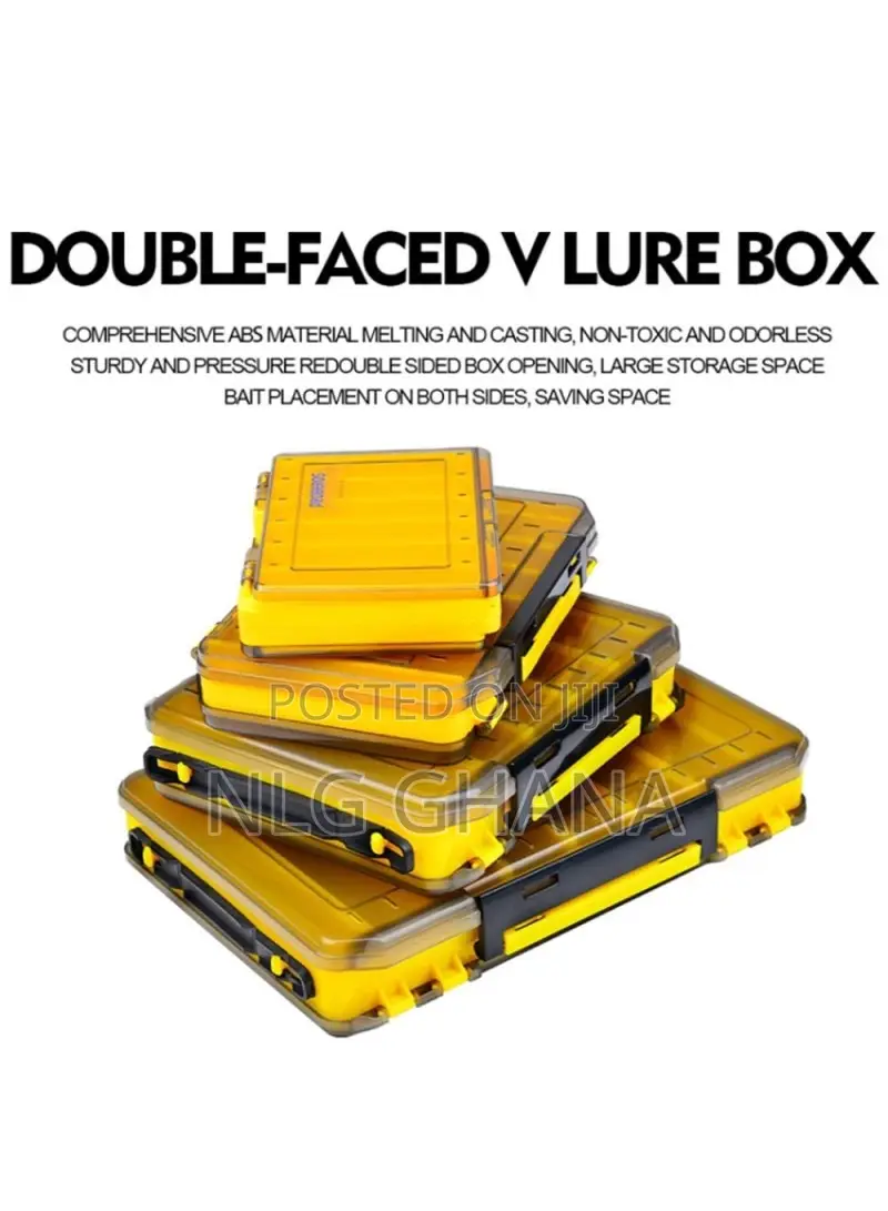 Fishing Lure Box Tackle Storage Case Double. Tvx28222