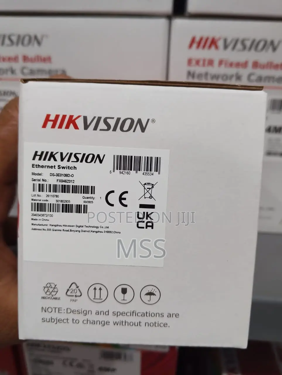 Ds-3e0108d-O 8 Ports Fast Ethernet Data Switch