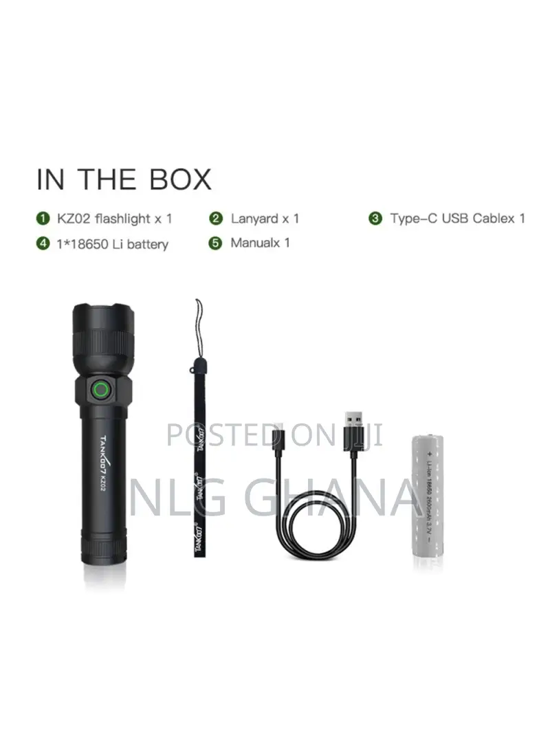 Zoomable Led Flashlight Outdoor 1000 Lumens. Tvx26160