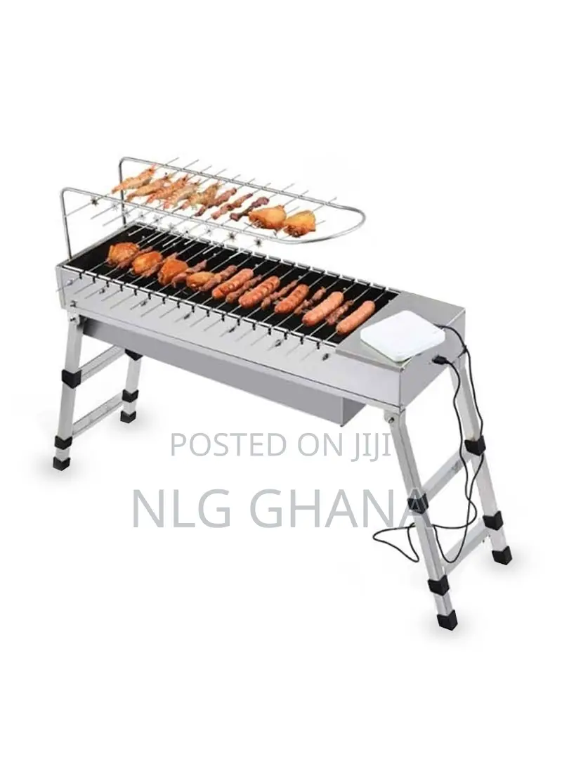 Automatic Rotary-Skewers Charcoal Barbecue Grill. Gdx7864