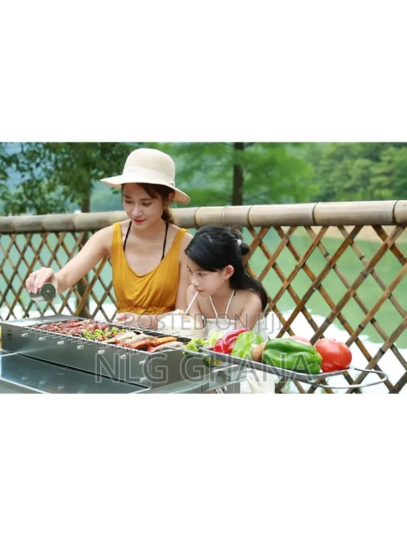 Automatic Rotary-Skewers Charcoal Barbecue Grill. Gdx7864