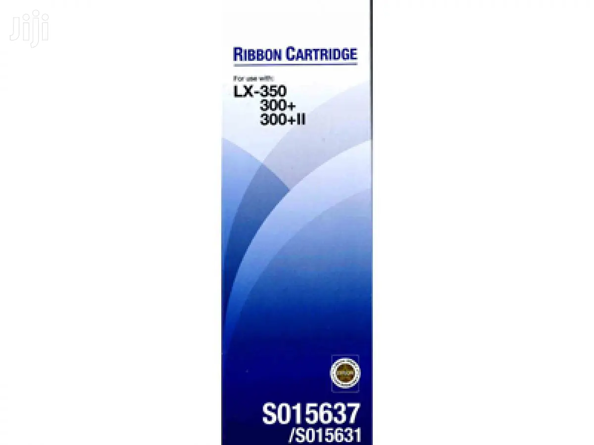 EPSON LX-350/300 S015637/31 Black Ribbon Cartridge