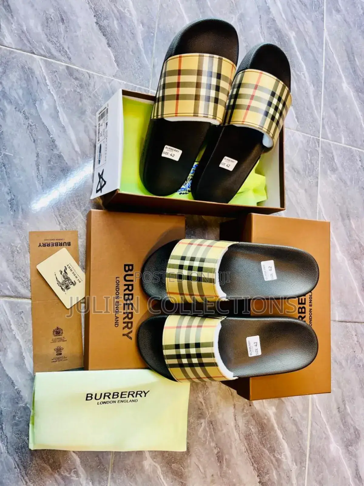 Burberry Bb Slides
