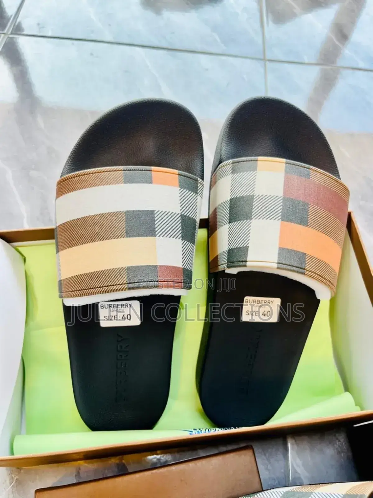 Burberry Bb Slides