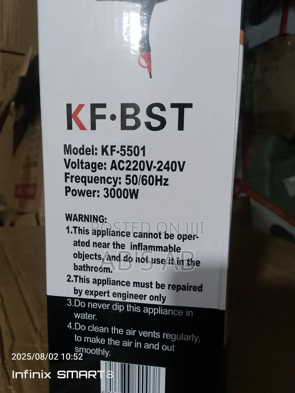 Kf BST Hand Dryer