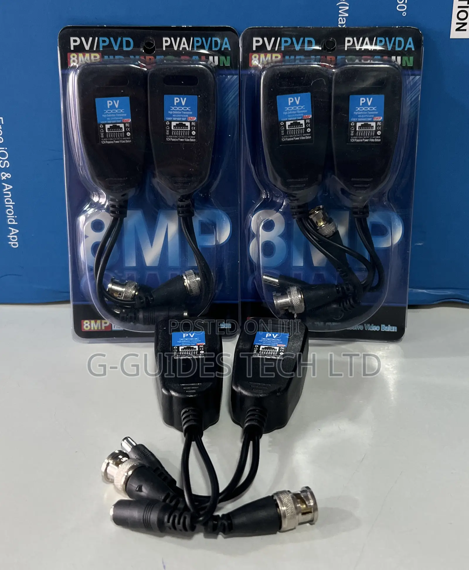Pv Video Balun Up to 8mp for CCTV Camera