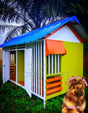 Large Professionally Crafted Double Galvanized Steel Comfy Dog Cage