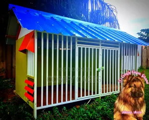 Large Professionally Crafted Double Galvanized Steel Comfy Dog Cage