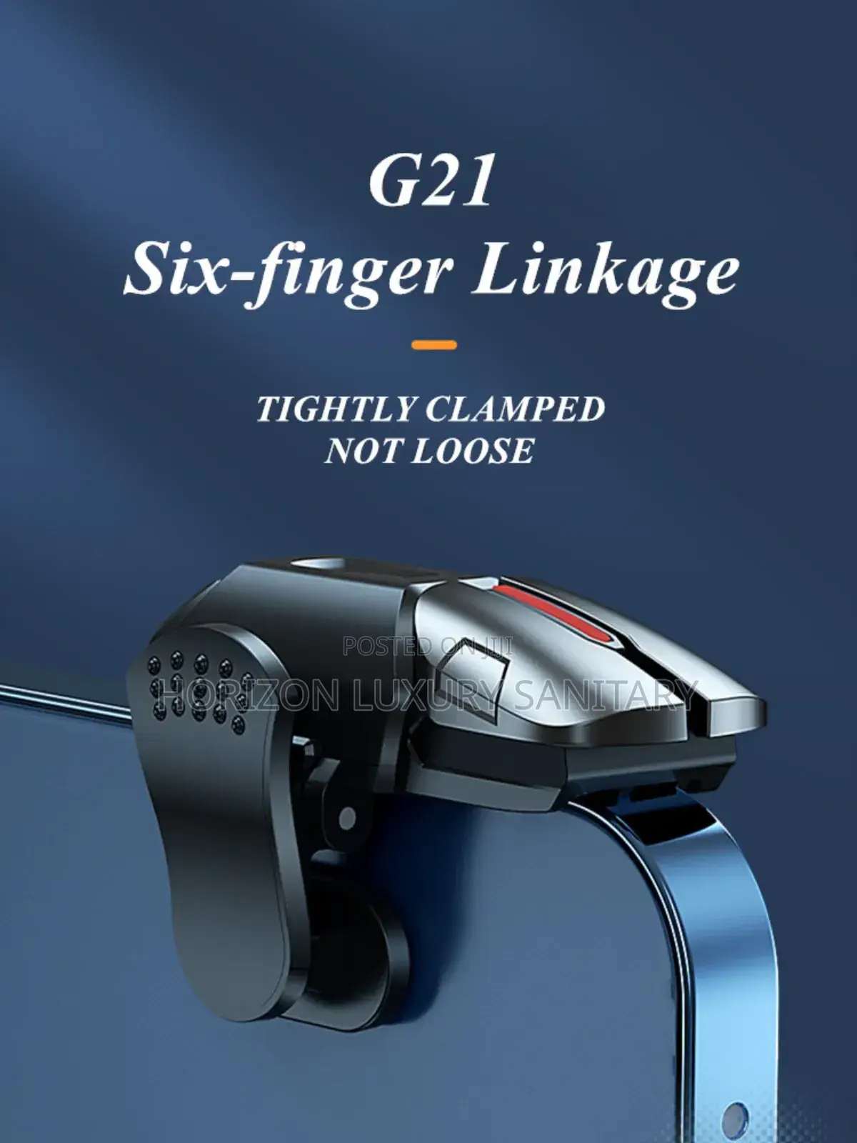 G21 Six Fingers Mobile Game Trigger for Aim Shooting L1 R1 With Sleeve