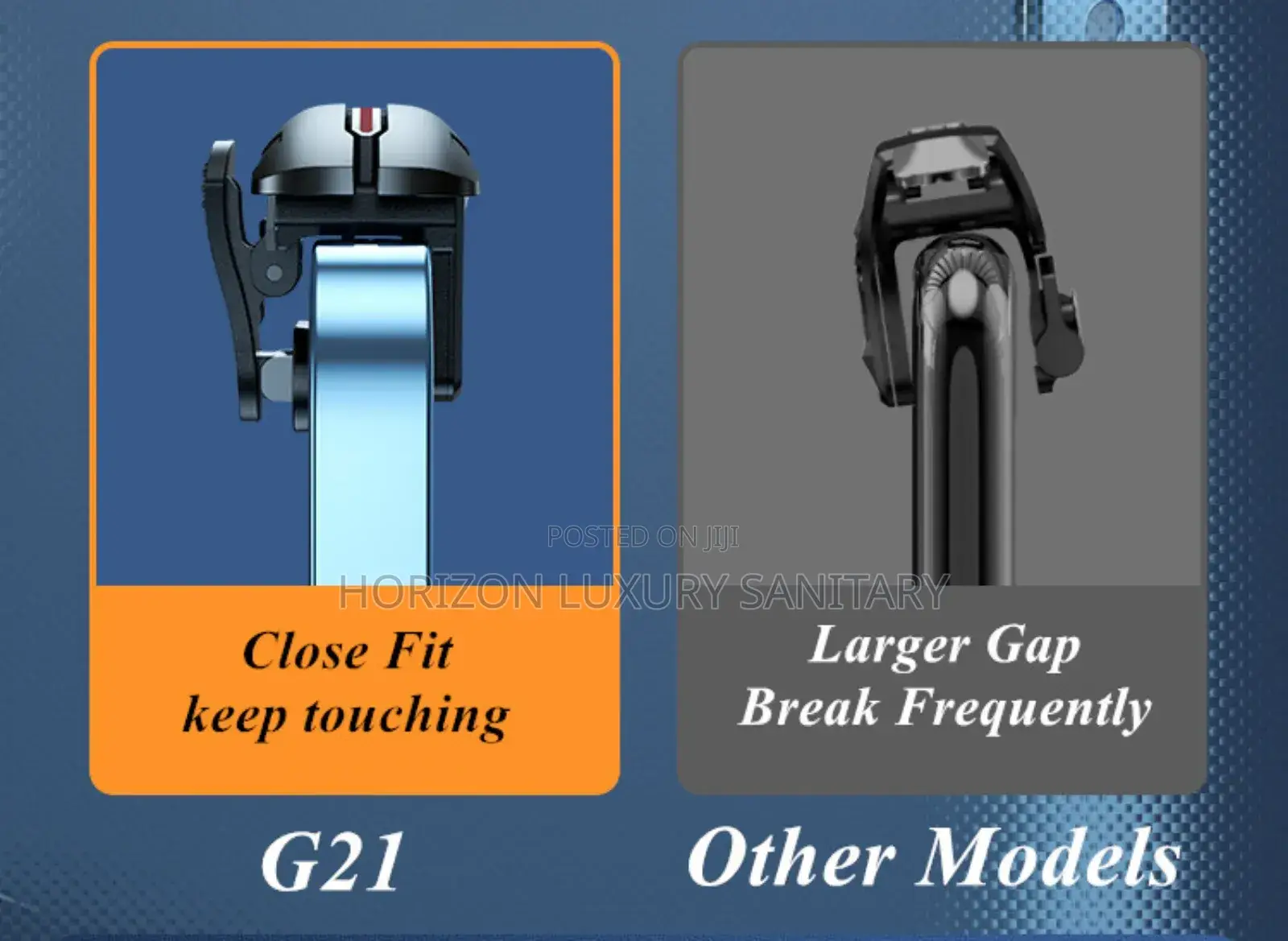 G21 Six Fingers Mobile Game Trigger for Aim Shooting L1 R1 With Sleeve