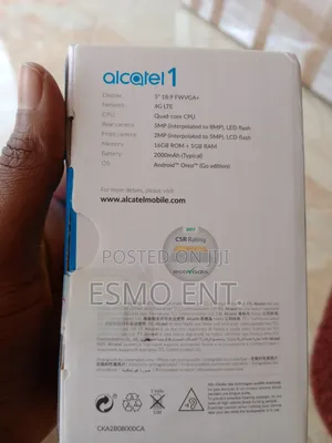 New Alcatel 1 16 GB Black
