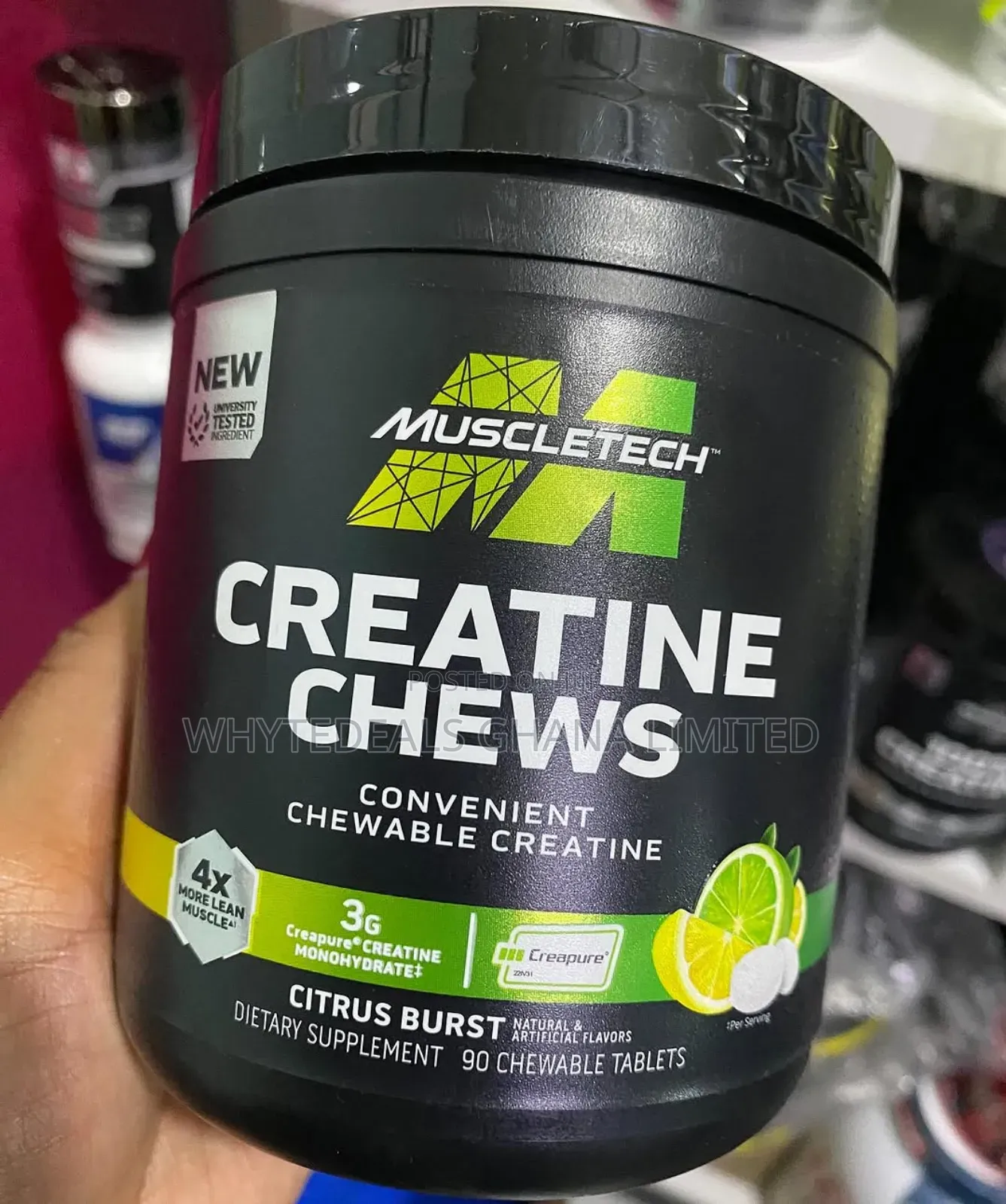 Muscletech Creatine Chews| Build Muscles| Energy| Recovery