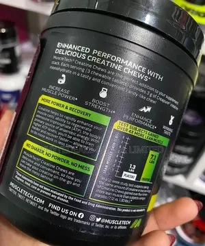Muscletech Creatine Chews| Build Muscles| Energy| Recovery
