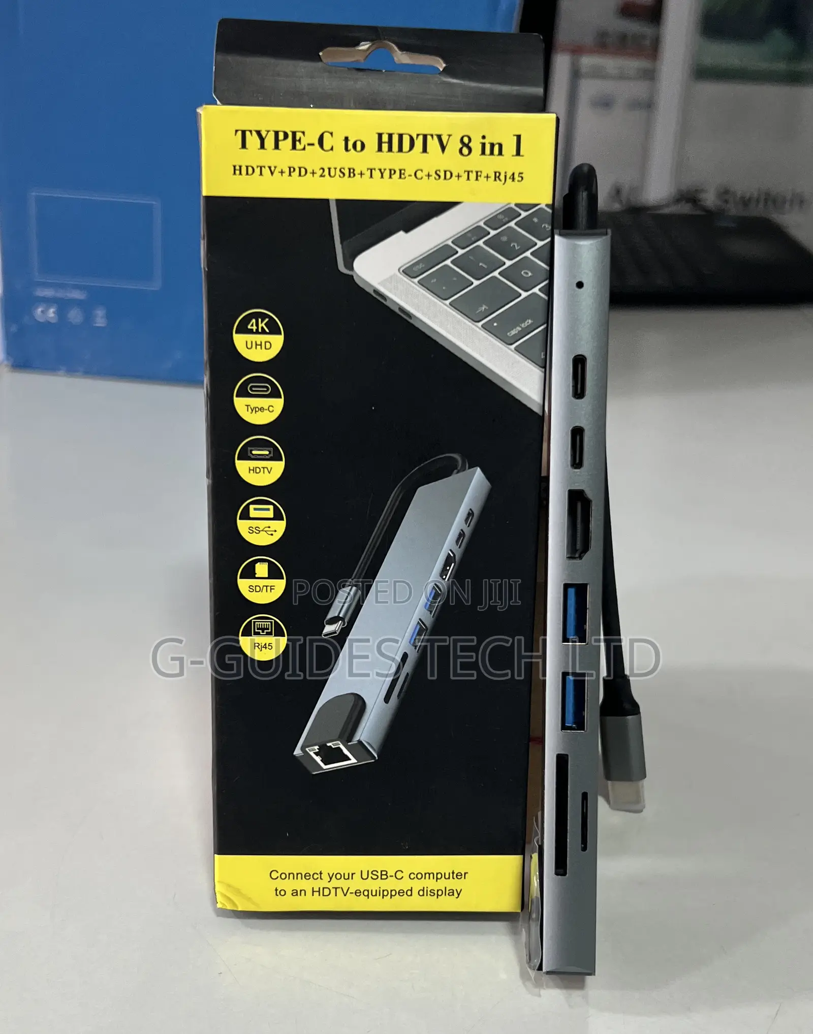 8 -in -1 Usb Type-C Adapter, 8-in-1 Usb-C Hub Adapter