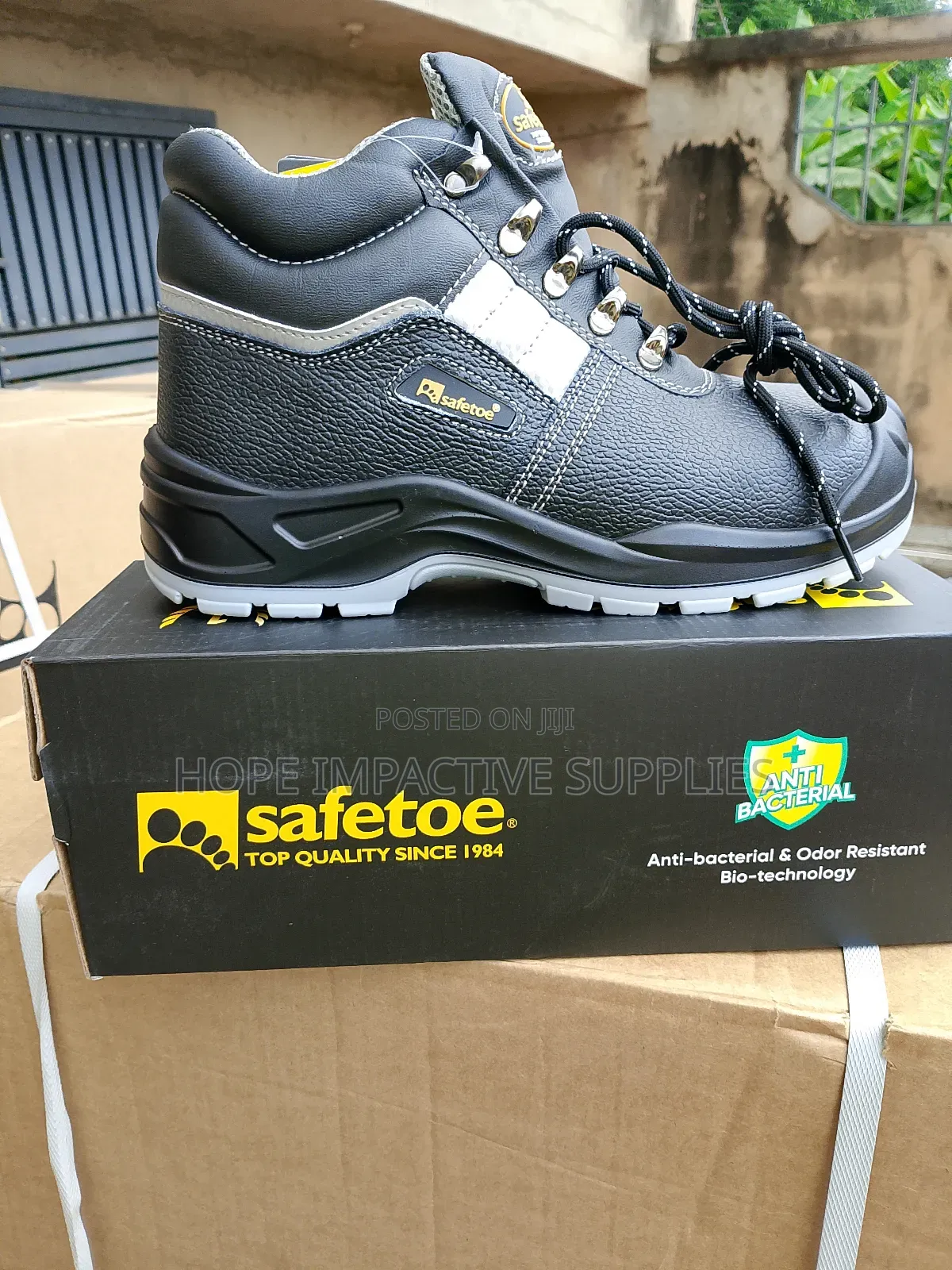 New Safetoe S3 Boot - Antibacterial & Reflective Sole.