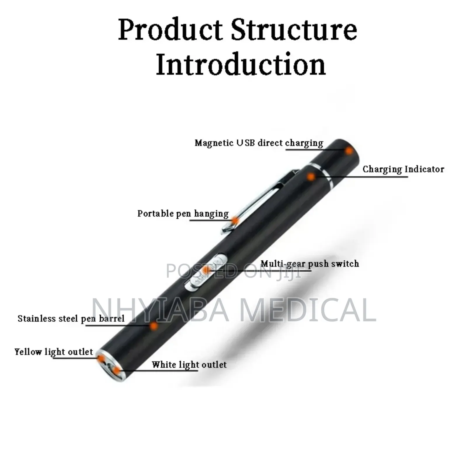 Rechargeable Medical Pen Light